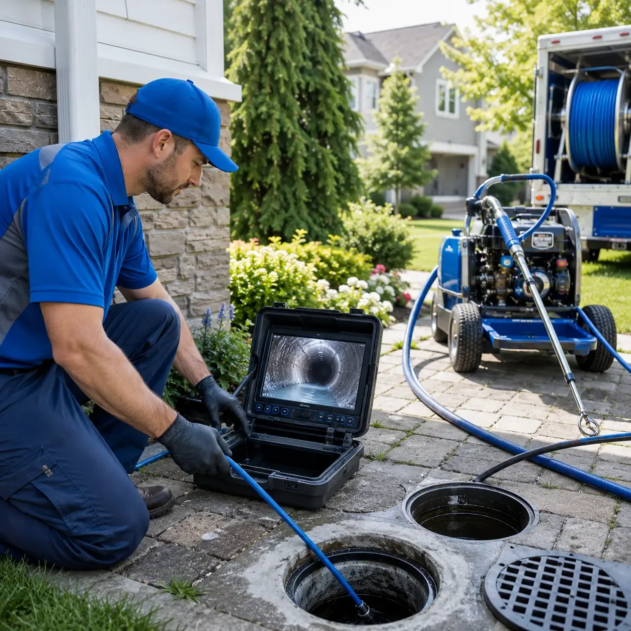 Outdoor drain cleaning professionals serving Letts, IA